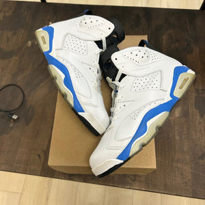 Jordan 6 Retro Sport Blue (2014) Size 11.5 (Pre-Owned) - Image 1