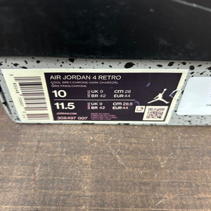 Jordan 4 Retro Cool Grey (2019) - Image 7