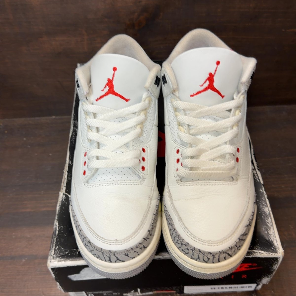 Jordan 3 Retro White Cement Reimagined Size 8 (Pre-Owned) - tag