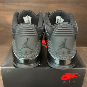 Jordan 3 Retro Black Cat (2025) Size 12 (Pre-Owned) - aux