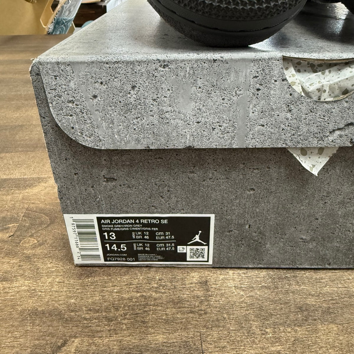 Jordan 4 Retro SE Paris Olympics Wet Cement - Image 6