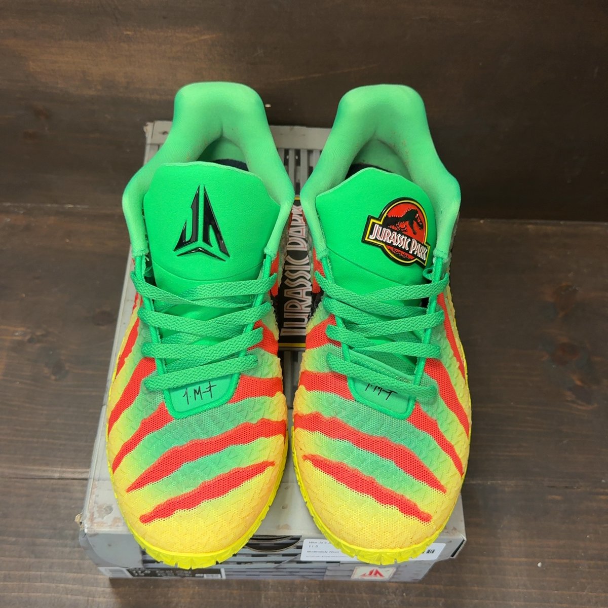 Nike Ja 3 Jurassic Park Explorer Size 11.5 (Pre-Owned) - tag