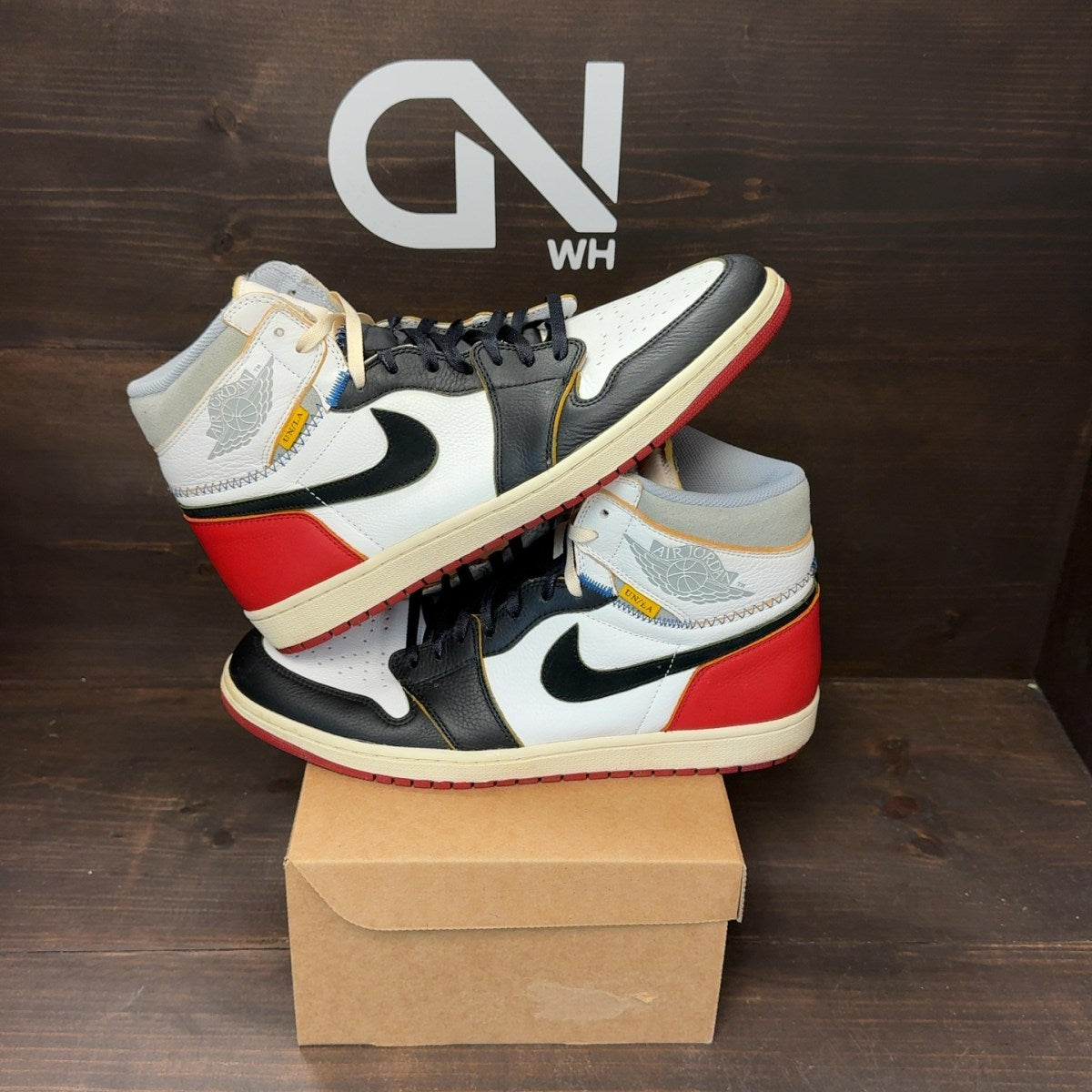 Jordan 1 Retro High Union Los Angeles Black Toe Size 15 (Pre-Owned) - Image 1