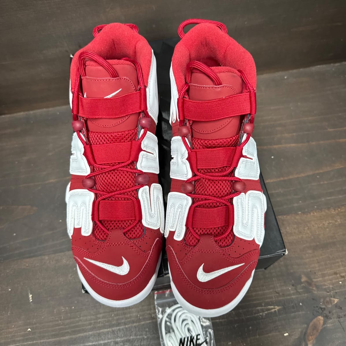 Nike Air More Uptempo Supreme Suptempo Red Size 11 (Pre-Owned) - back