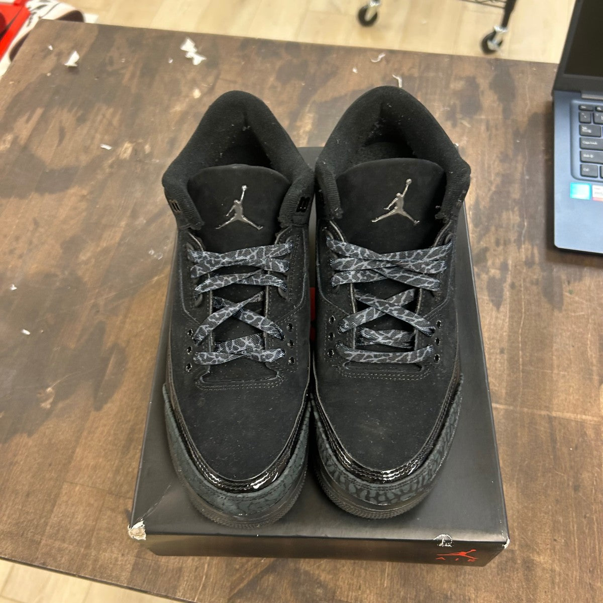 Jordan 3 Retro Black Cat (2025) (GS) - Image 2