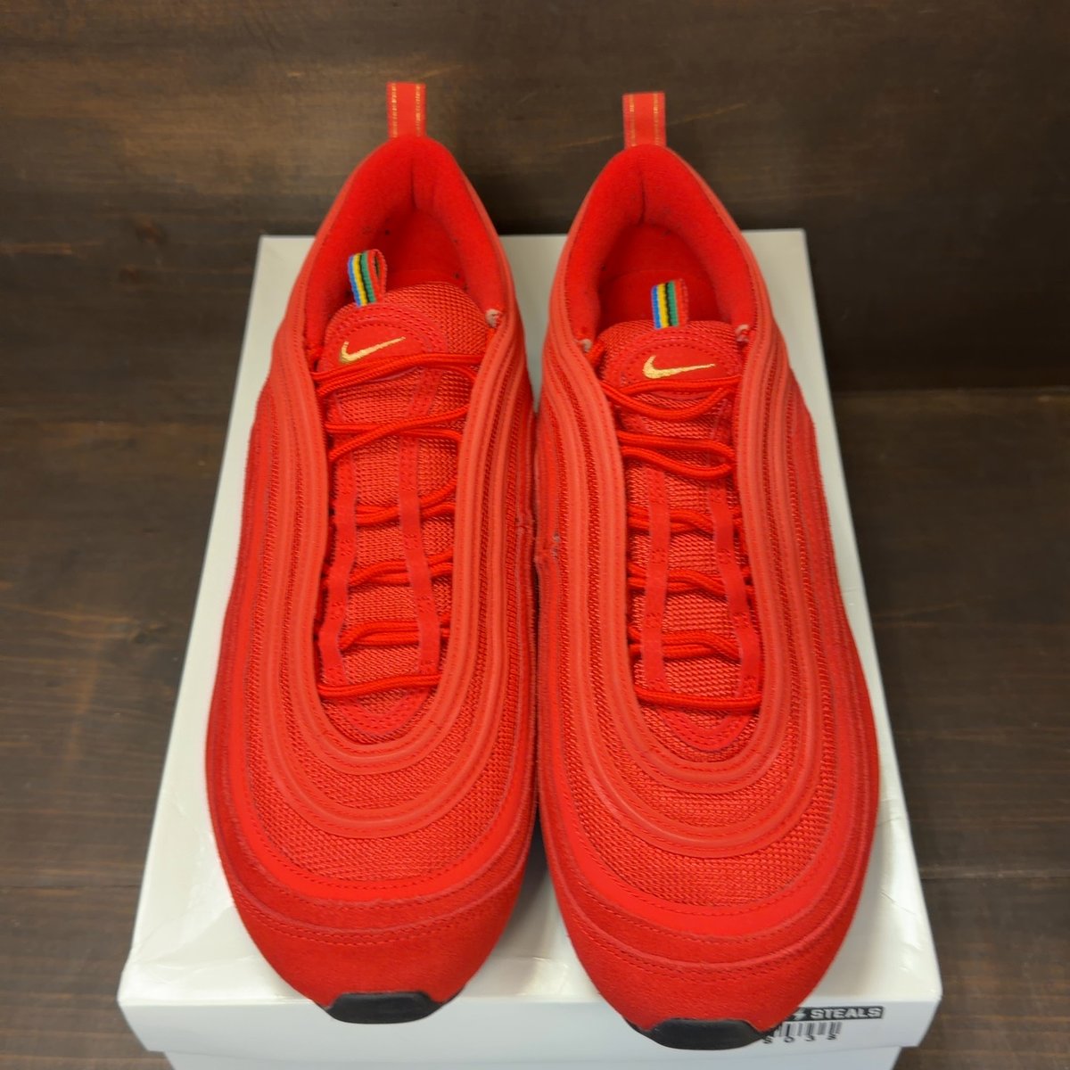 Nike Air Max 97 Olympic Rings Pack Red Size 13 (Pre-Owned) - tag