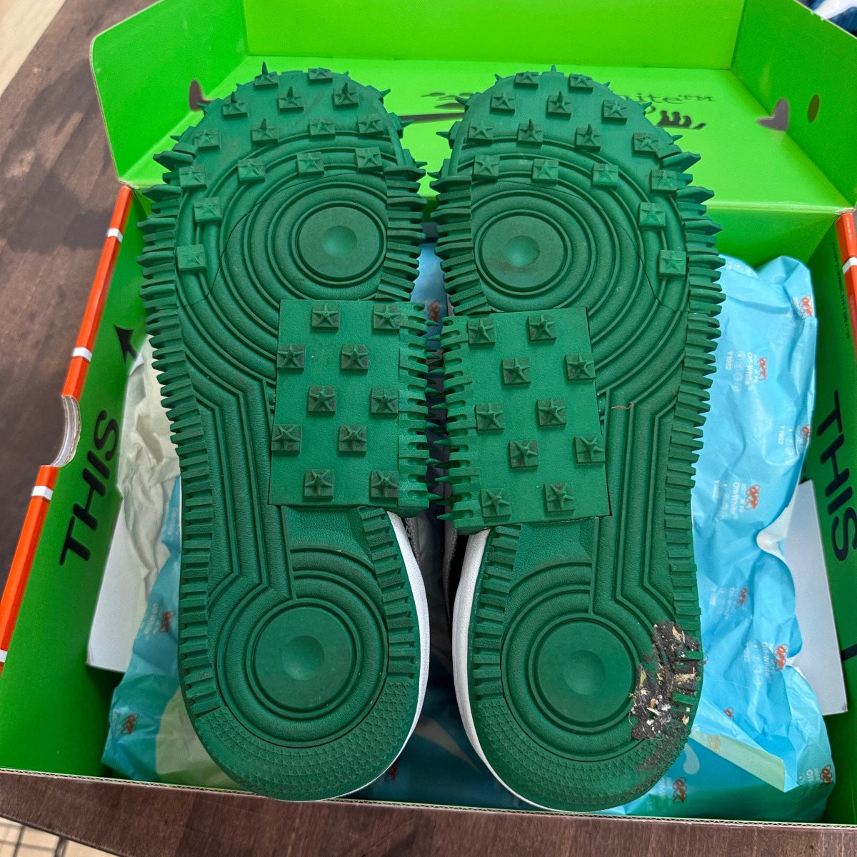 Nike Air Force 1 Mid Off-White Pine Green - Image 5