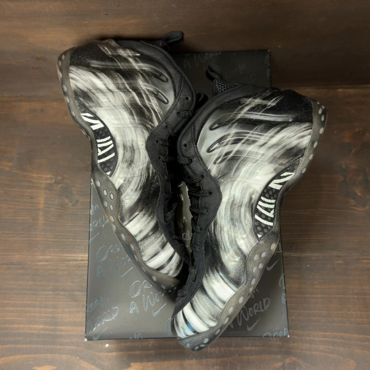 Nike Air Foamposite One Dream A World Black Size 13 (Pre-Owned) - back
