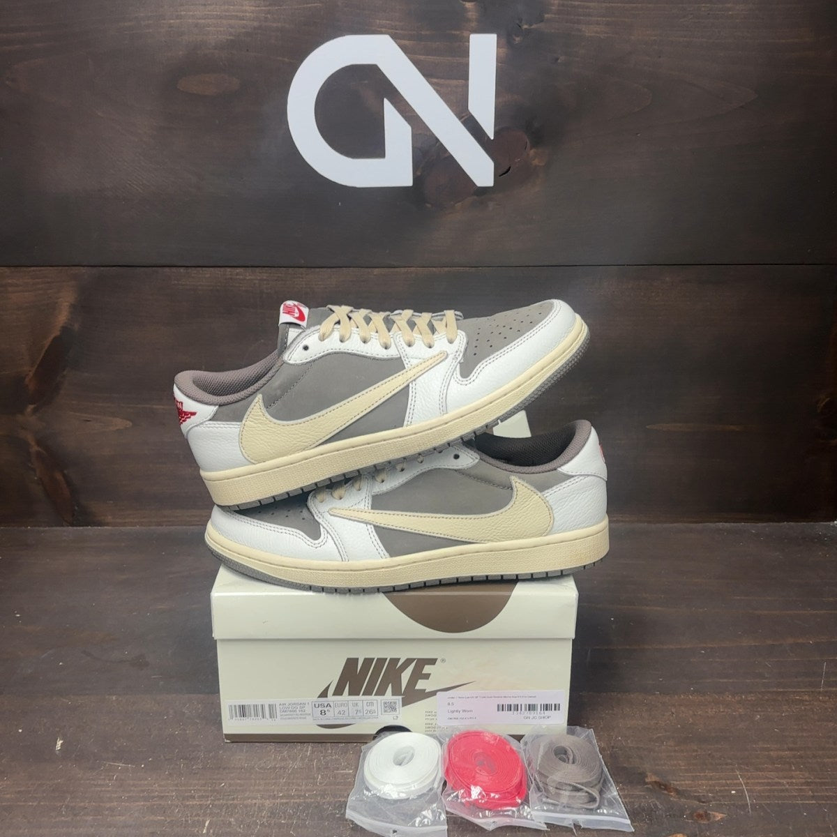 Jordan 1 Retro Low OG SP Travis Scott Reverse Mocha - Image 1