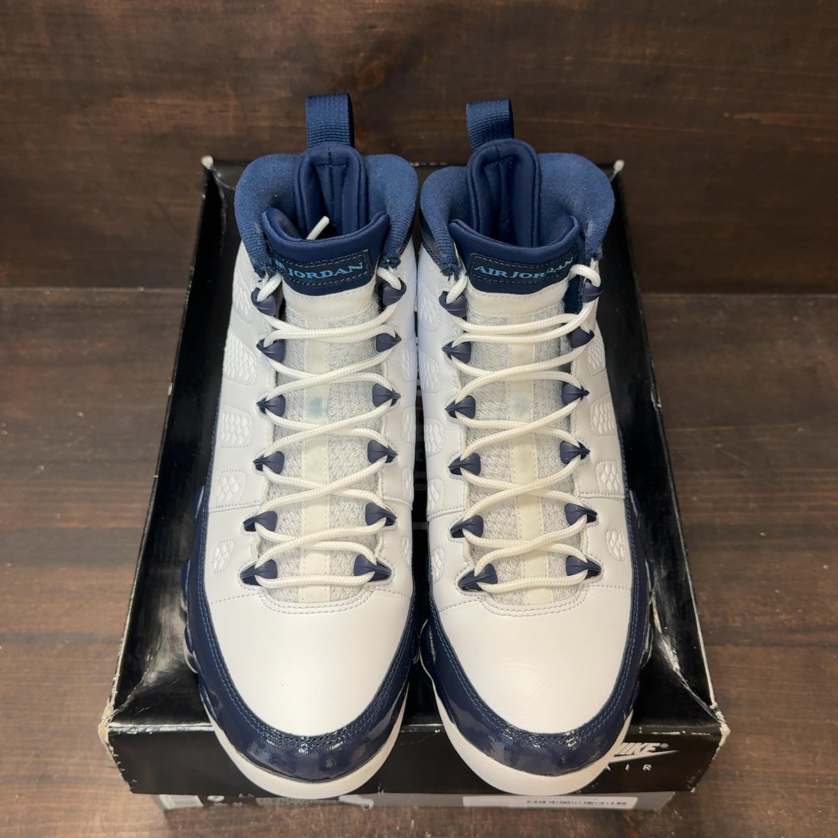 Jordan 9 Retro Pearl Blue Size 9.5 (Pre-Owned) - tag