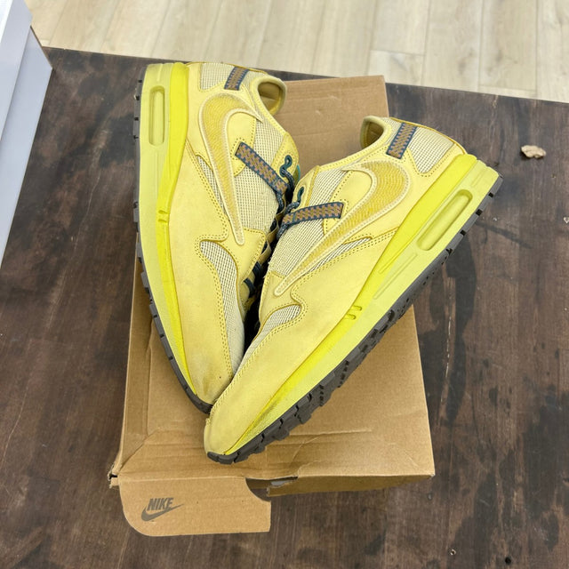Nike Air Max 1 Travis Scott Cactus Jack Saturn Gold Size 13 (Pre-Owned)
