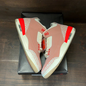 Jordan 3 Retro Rust Pink (Women's) Size 9W (Pre-Owned) - back