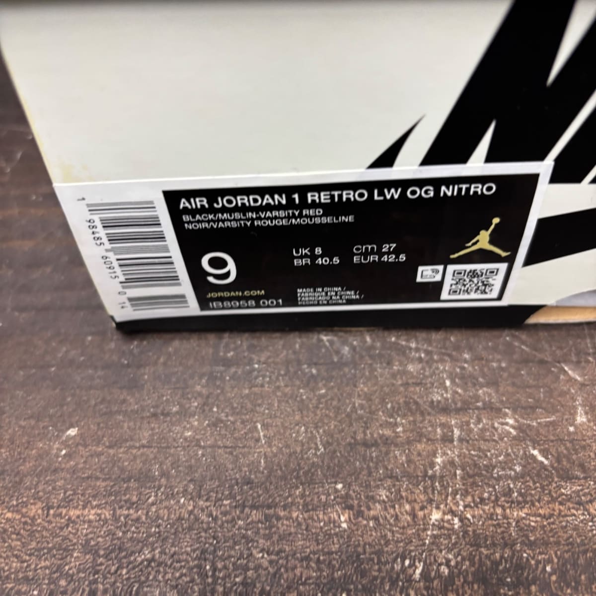 Jordan 1 Retro Low OG Nigel Sylvester Better With Time Size 9 (Pre-Owned) - aux