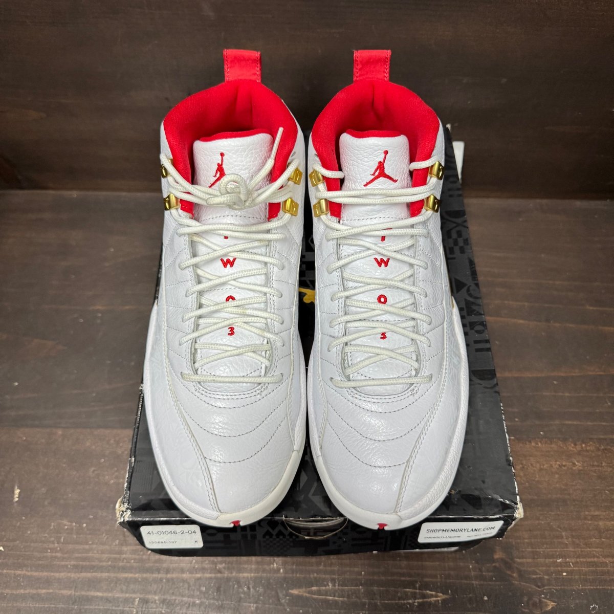 Jordan 12 Retro FIBA (2019) Size 9.5 (Pre-Owned) - side
