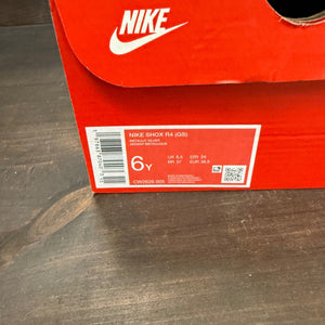 Nike Shox R4 Metallic Silver Black Picante Red (GS) - Image 7