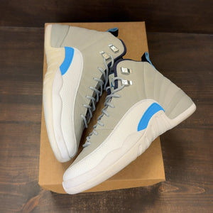 Jordan 12 Retro Grey University Blue (GS) Size 7Y (Pre-Owned) - Image 2