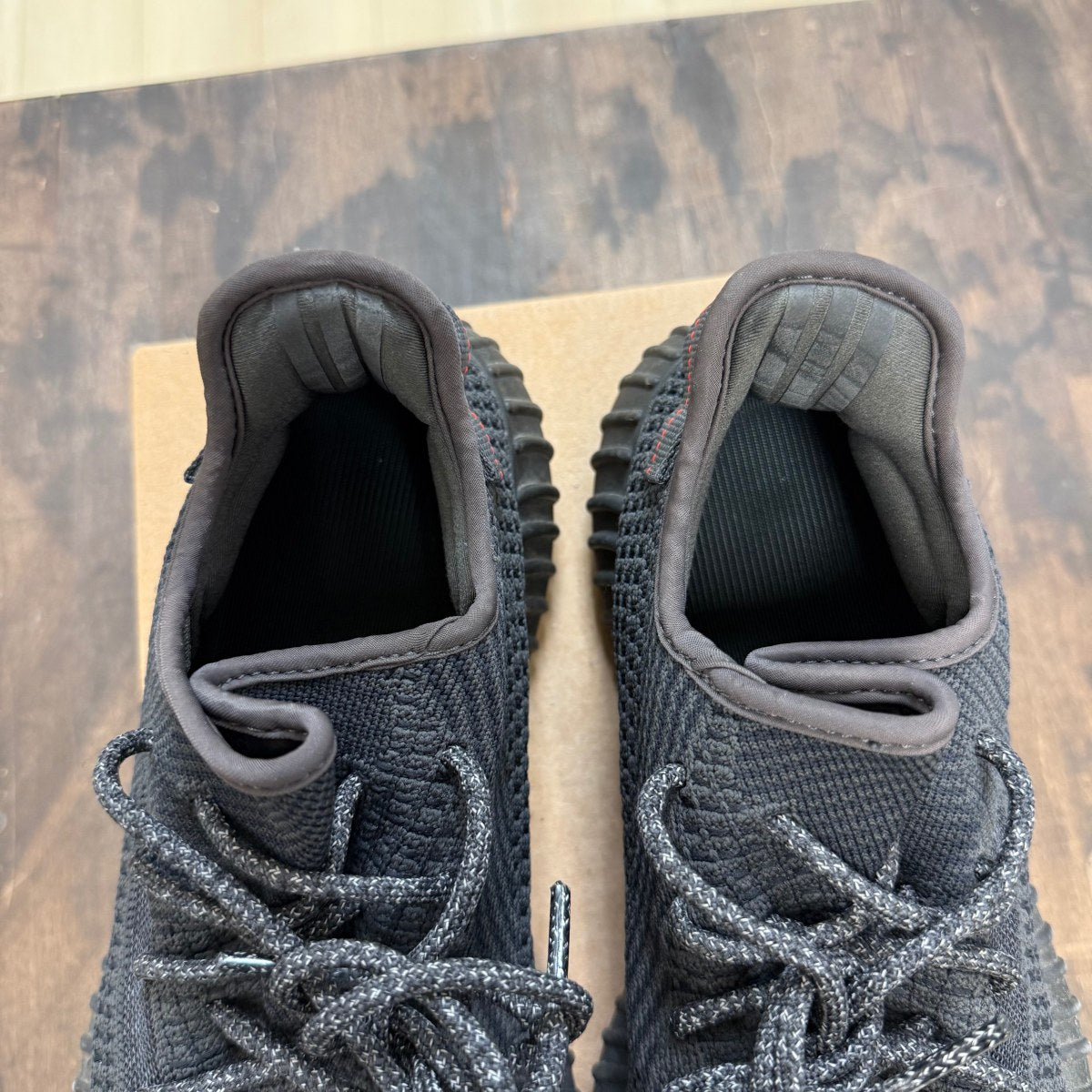 adidas Yeezy Boost 350 V2 Static Black (Reflective) Size 10.5 (Pre-Owned) - Image 3