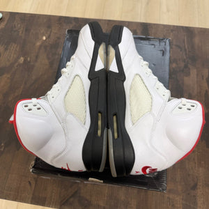 Jordan 5 Retro Fire Red Silver Tongue (2020) - Image 6