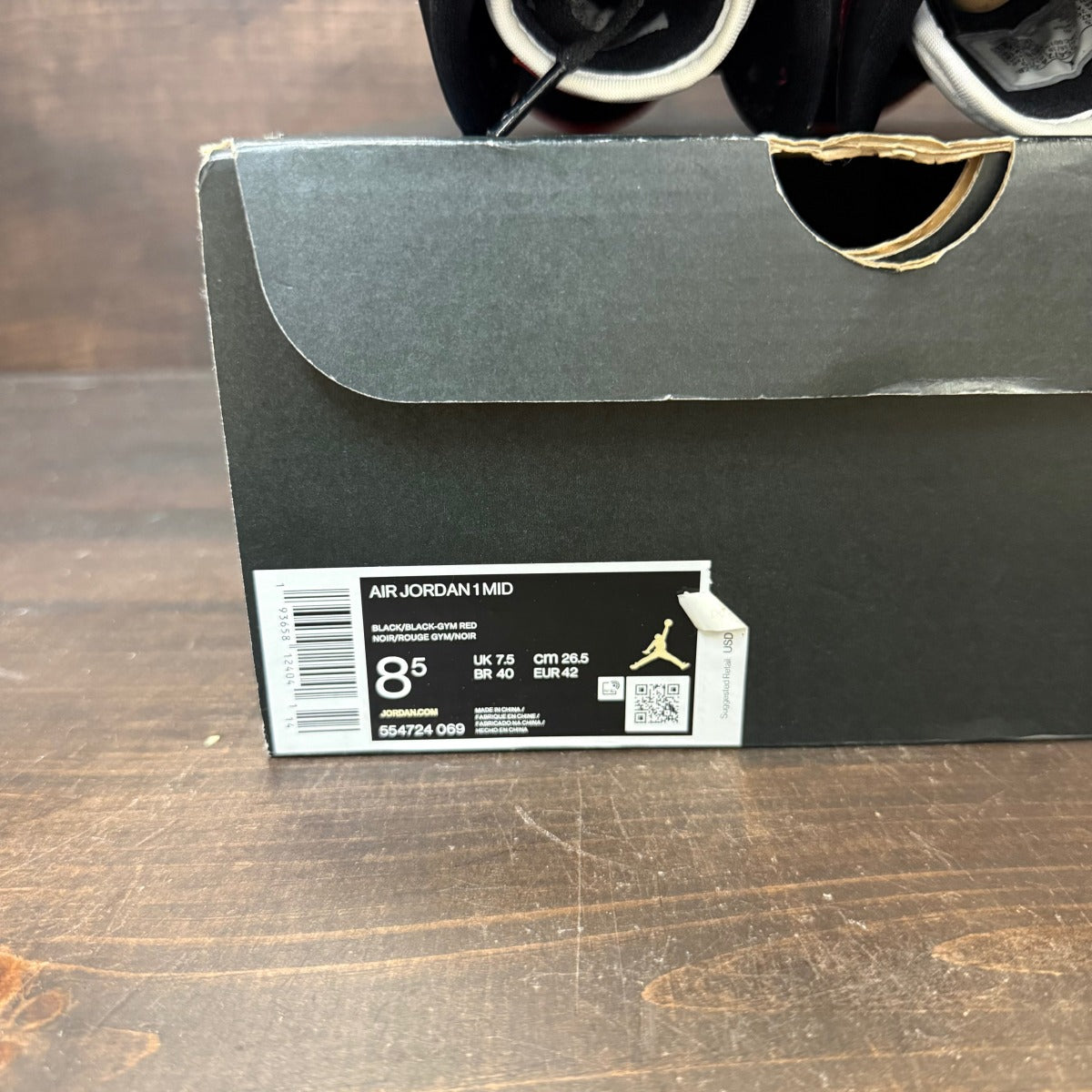Jordan 1 Mid Chicago Toe - Image 7