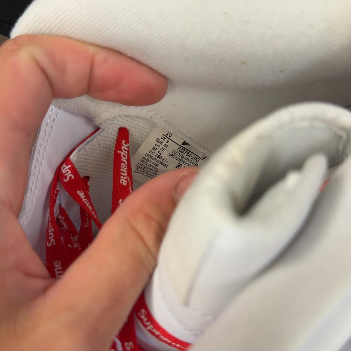 Nike Air Force 1 Mid Supreme White - Image 7