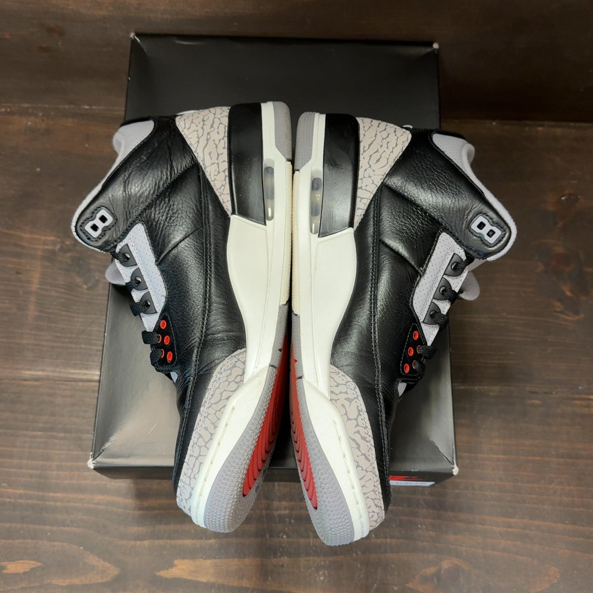 Jordan 3 Retro OG Black Cement (2024) Size 11 (Pre-Owned) - aux
