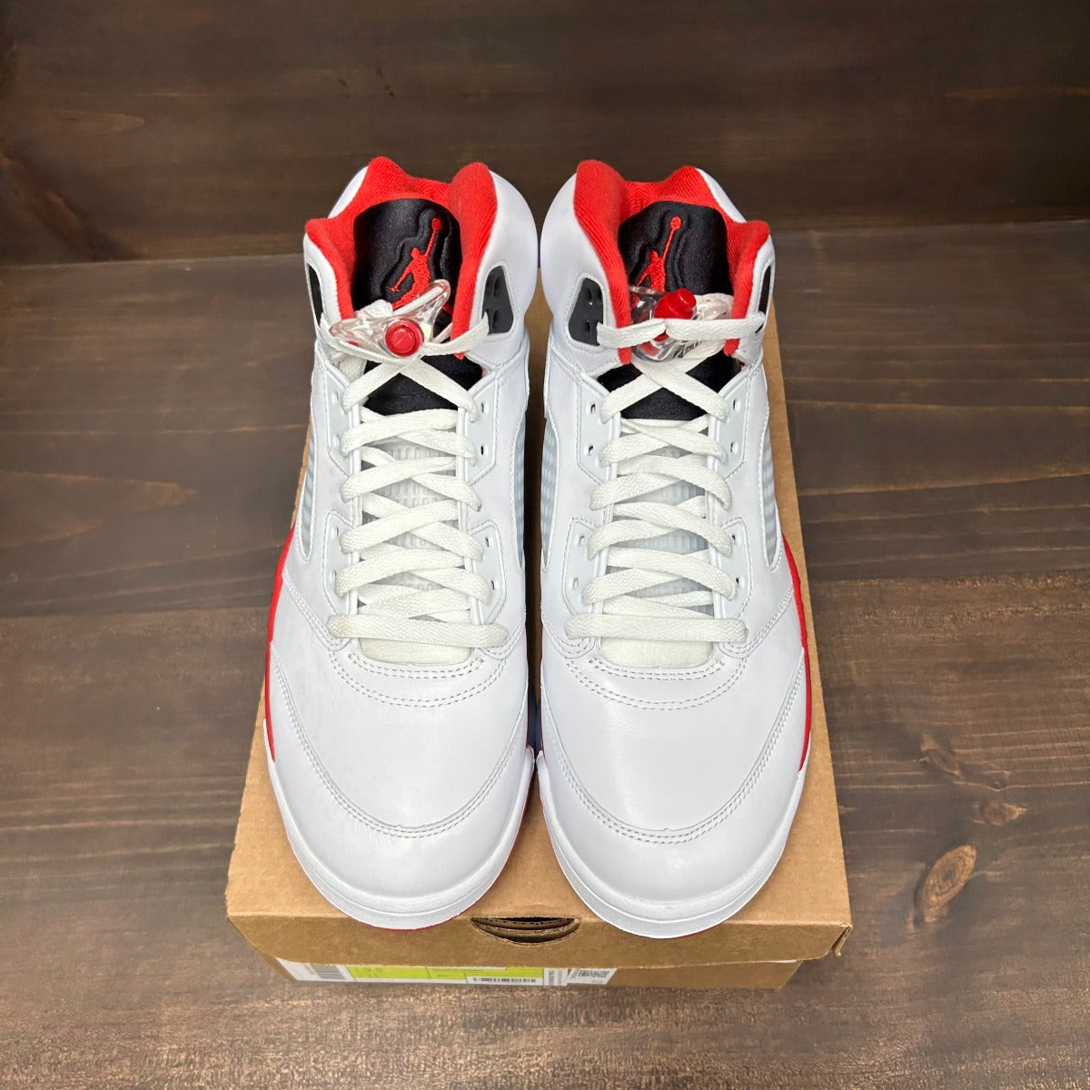 Jordan 5 Retro Fire Red Black Tongue (2025) - Image 3