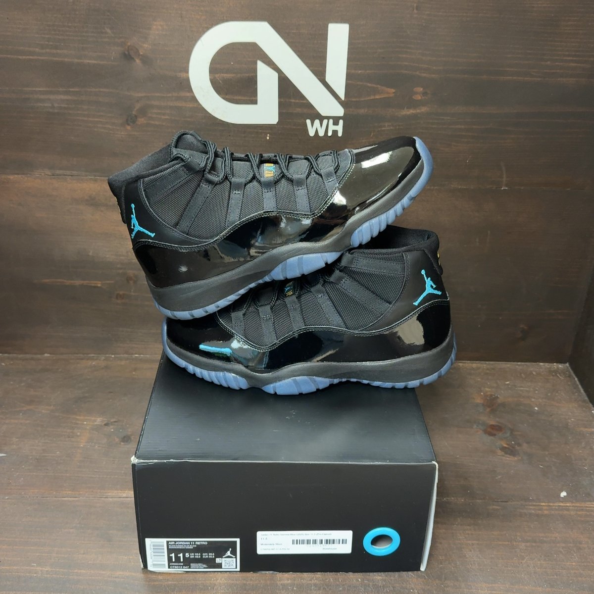 Jordan 11 Retro Gamma Blue (2025) Size 11.5 (Pre-Owned) - front