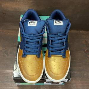 Nike SB Dunk Low Supreme Jewel Swoosh Gold Size 12 (Pre-Owned) - tag