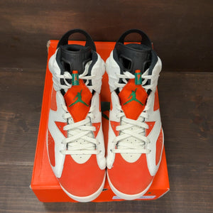 Jordan 6 Retro Gatorade Like Mike White Size 10 (Pre-Owned) - tag
