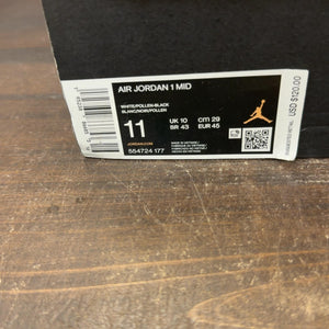 Jordan 1 Mid White Pollen Black - Image 6