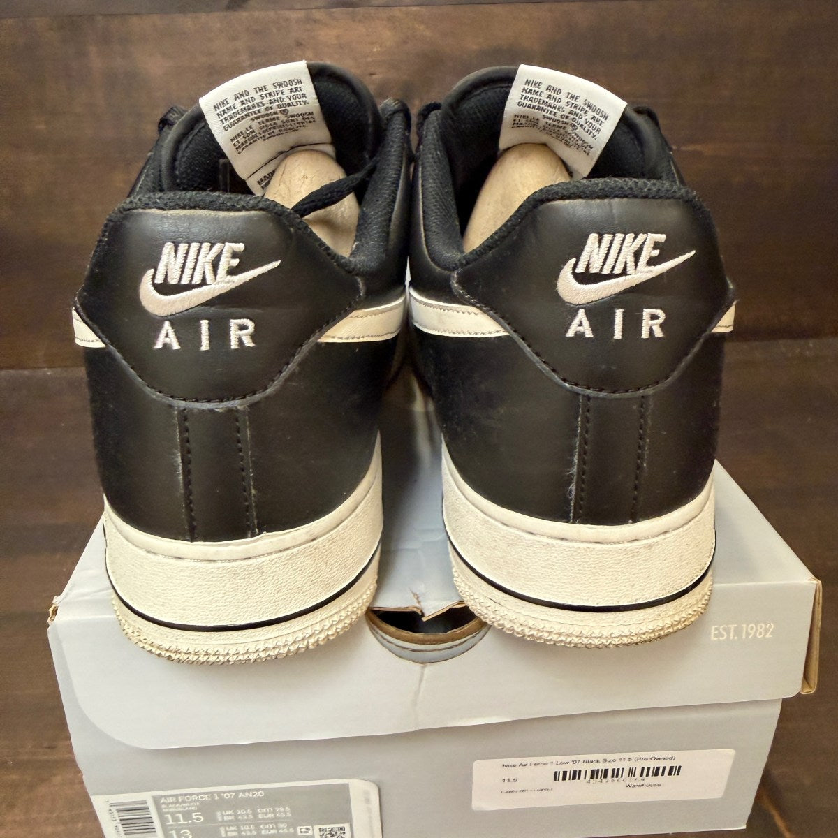 Nike Air Force 1 Low '07 Black - Image 4