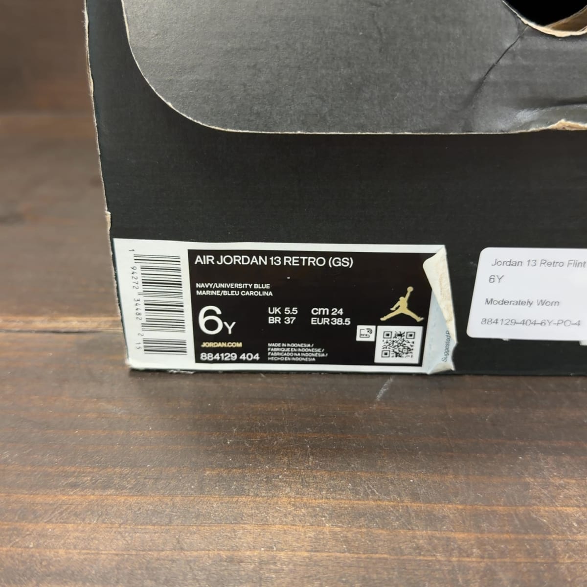 Jordan 13 Retro Flint (2020) (GS) Size 6Y (Pre-Owned) - aux