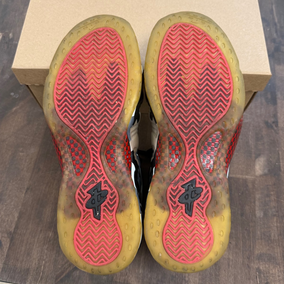 Nike Air Foamposite One Fighter Jet Size 11 (Pre-Owned) - Image 5