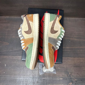 Jordan 1 Retro Low OG Zion Williamson Voodoo Size 8 (Pre-Owned) - side