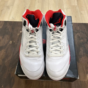 Jordan 5 Retro Fire Red Black Tongue (2025) - Image 2