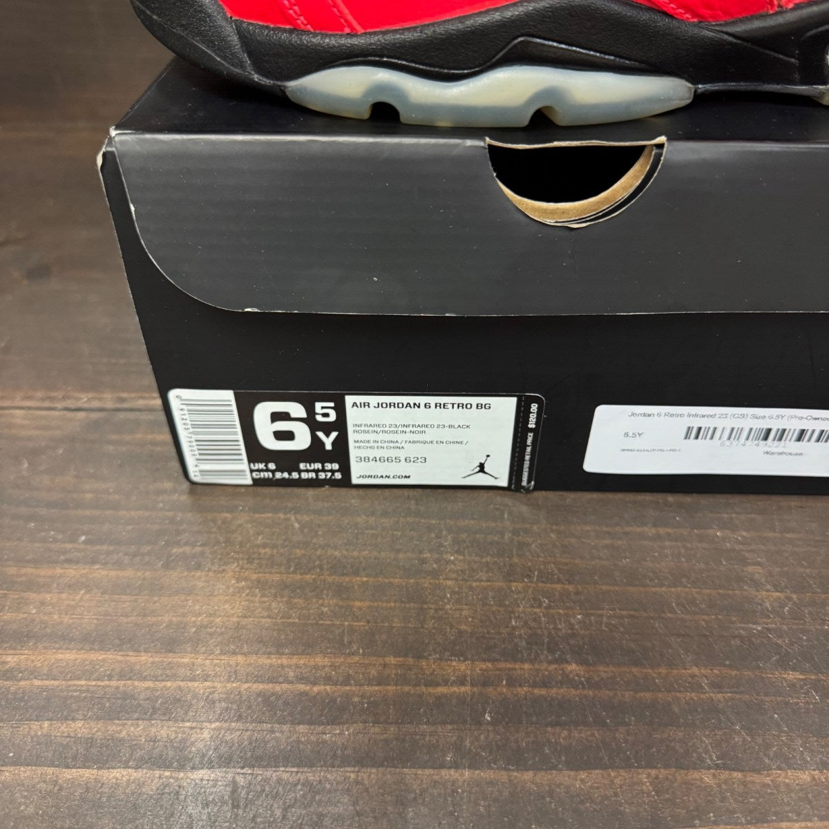 Jordan 6 Retro Infrared 23 (GS) - Image 7