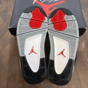 Jordan 4 Retro Black Canvas (GS) - Image 4