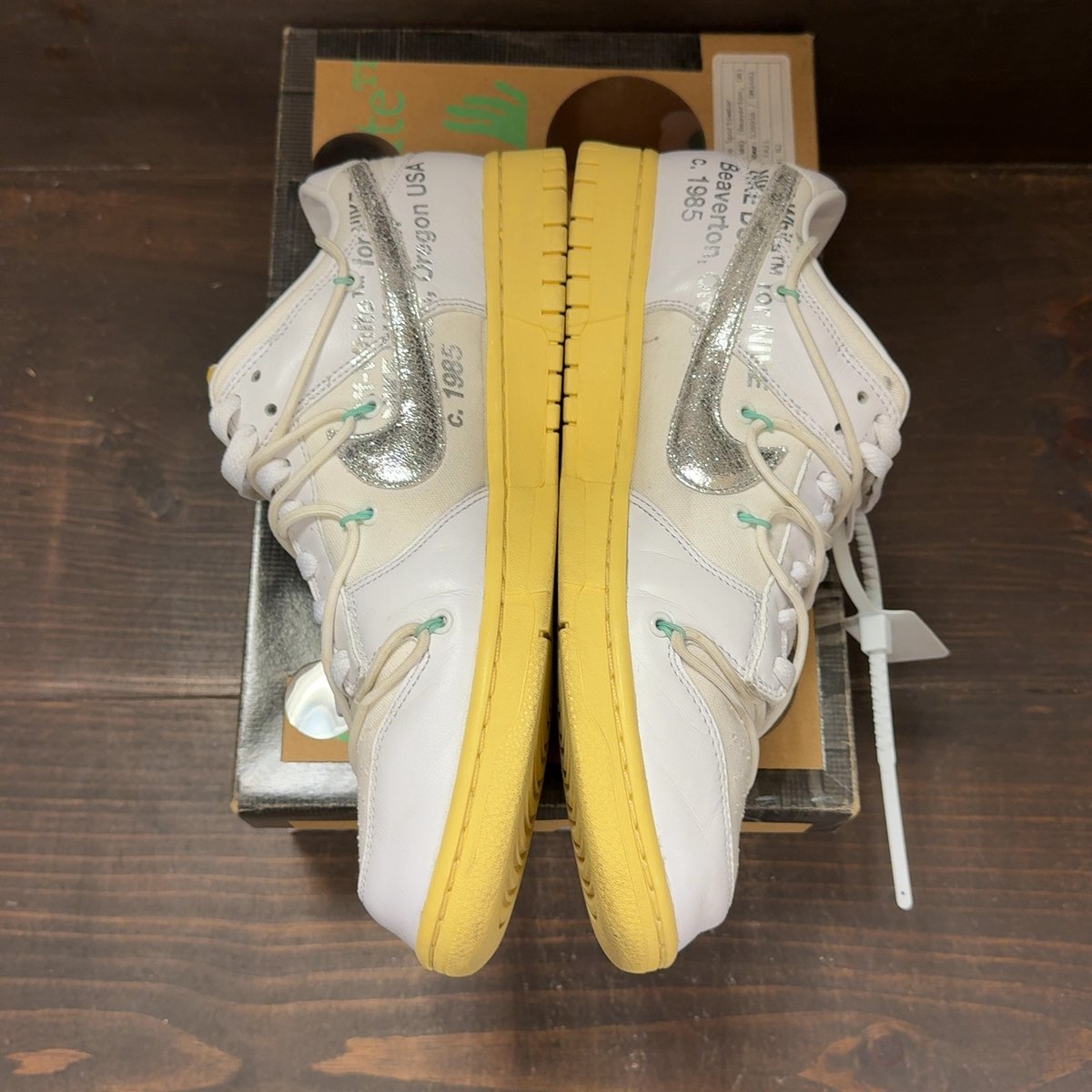 Nike Dunk Low Off-White Lot 1 Size 11 (Pre-Owned) - aux