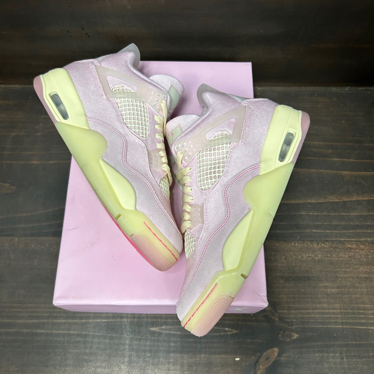 Jordan 4 Retro Iced Carmine (Women's) - Image 2