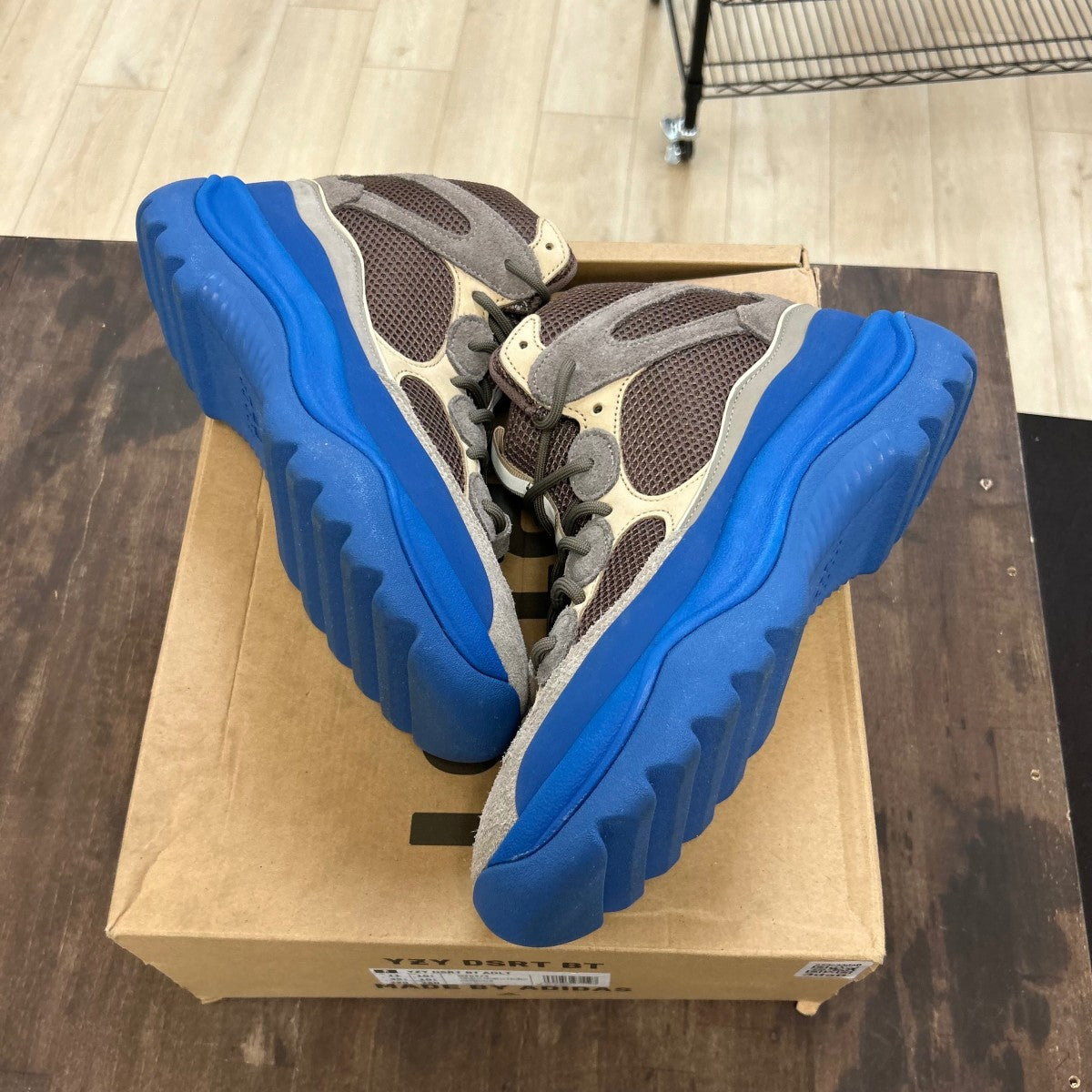 adidas Yeezy Desert Boot Taupe Blue - Image 1