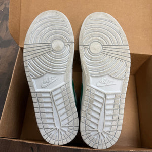 Jordan 1 Mid White Pure Platinum Pine Green Size 10.5 (Pre-Owned) - Image 3