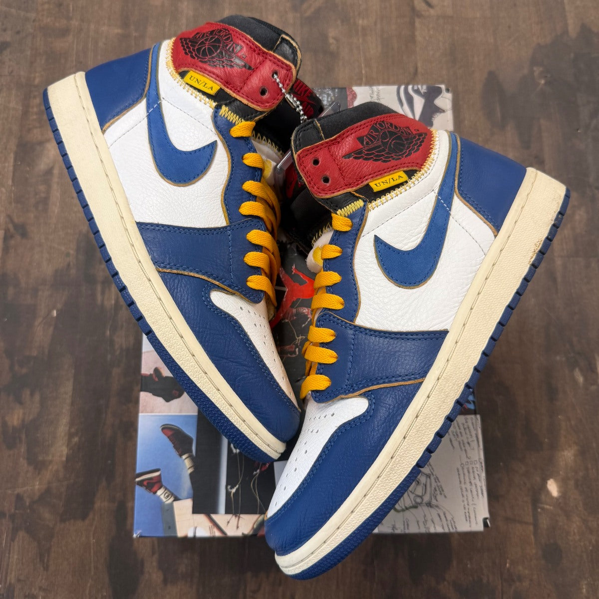 Jordan 1 Retro High Union Los Angeles Storm Blue - Image 1