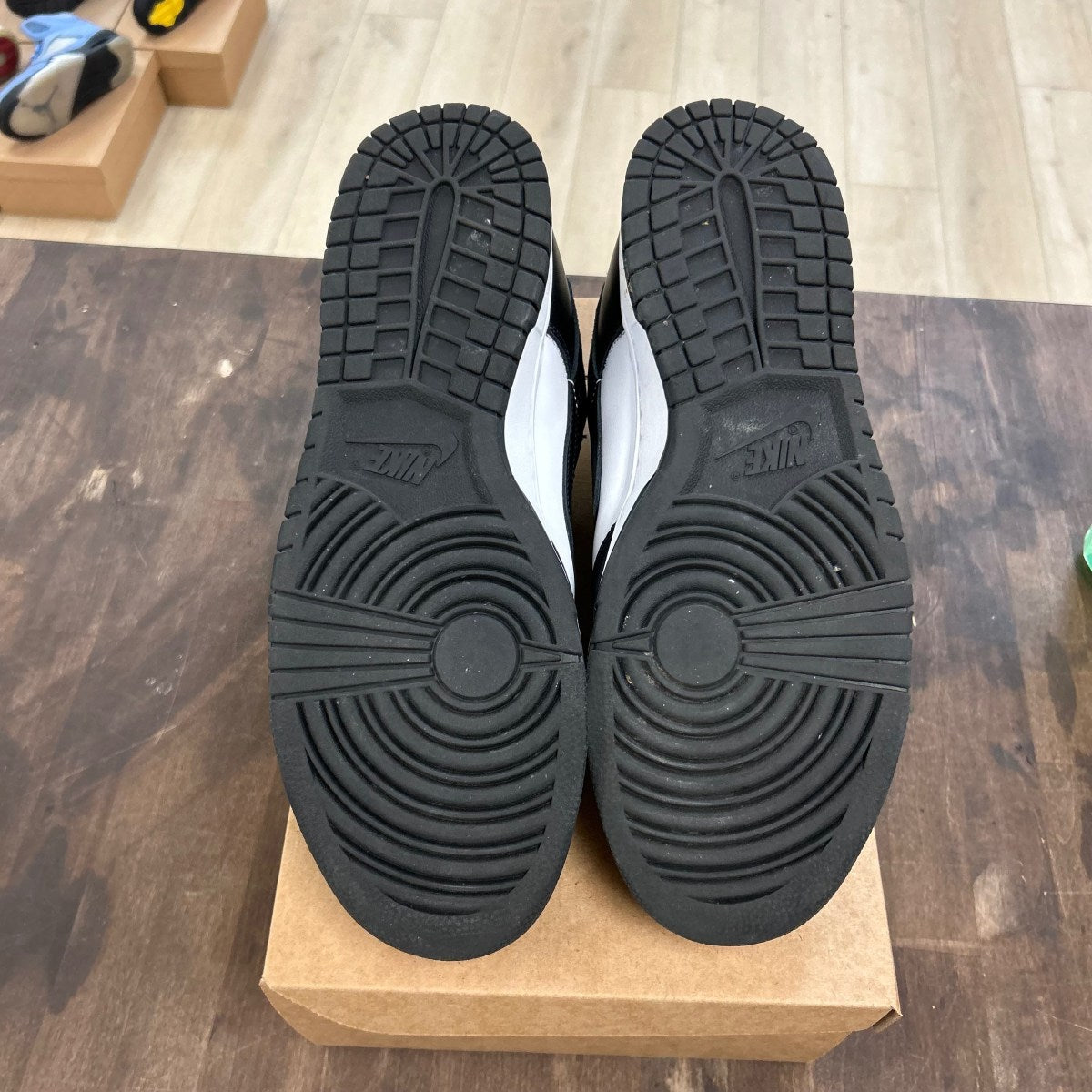 Nike Dunk Low Retro White Black Panda Size 12.5 (Pre-Owned) - Image 5