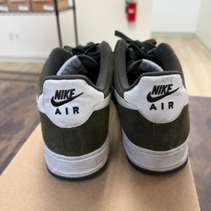 Nike Air Force 1 Cargo Khaki/White-Cargo Khaki Size 11 (Pre-Owned) - Image 3