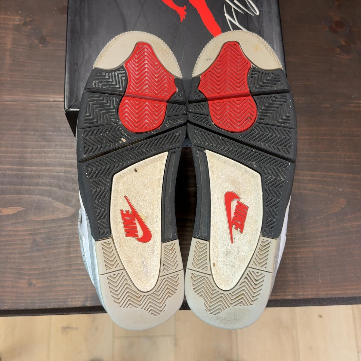 Jordan 4 Retro White Cement (2016) Size 11 (Pre-Owned) - aux