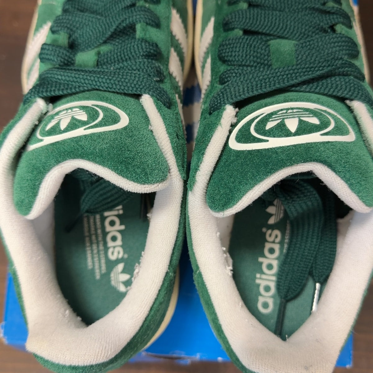 adidas Campus 00s Dark Green Cloud White Size 6.5 (Pre-Owned) - aux