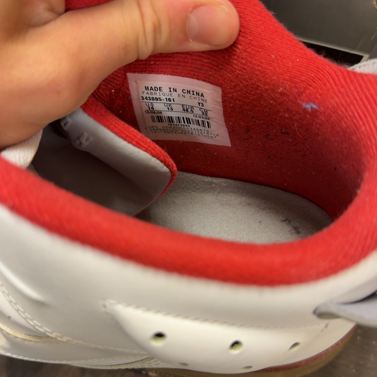 Nike Air Jordan Fusion Varsity Red Size 14 (Pre-Owned) - Image 7