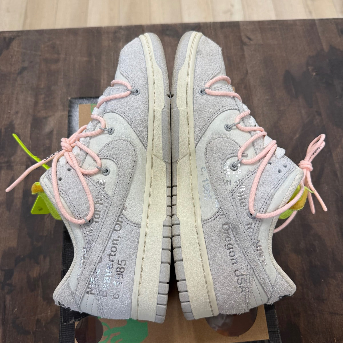 Nike Dunk Low Off-White Lot 12 - Image 5