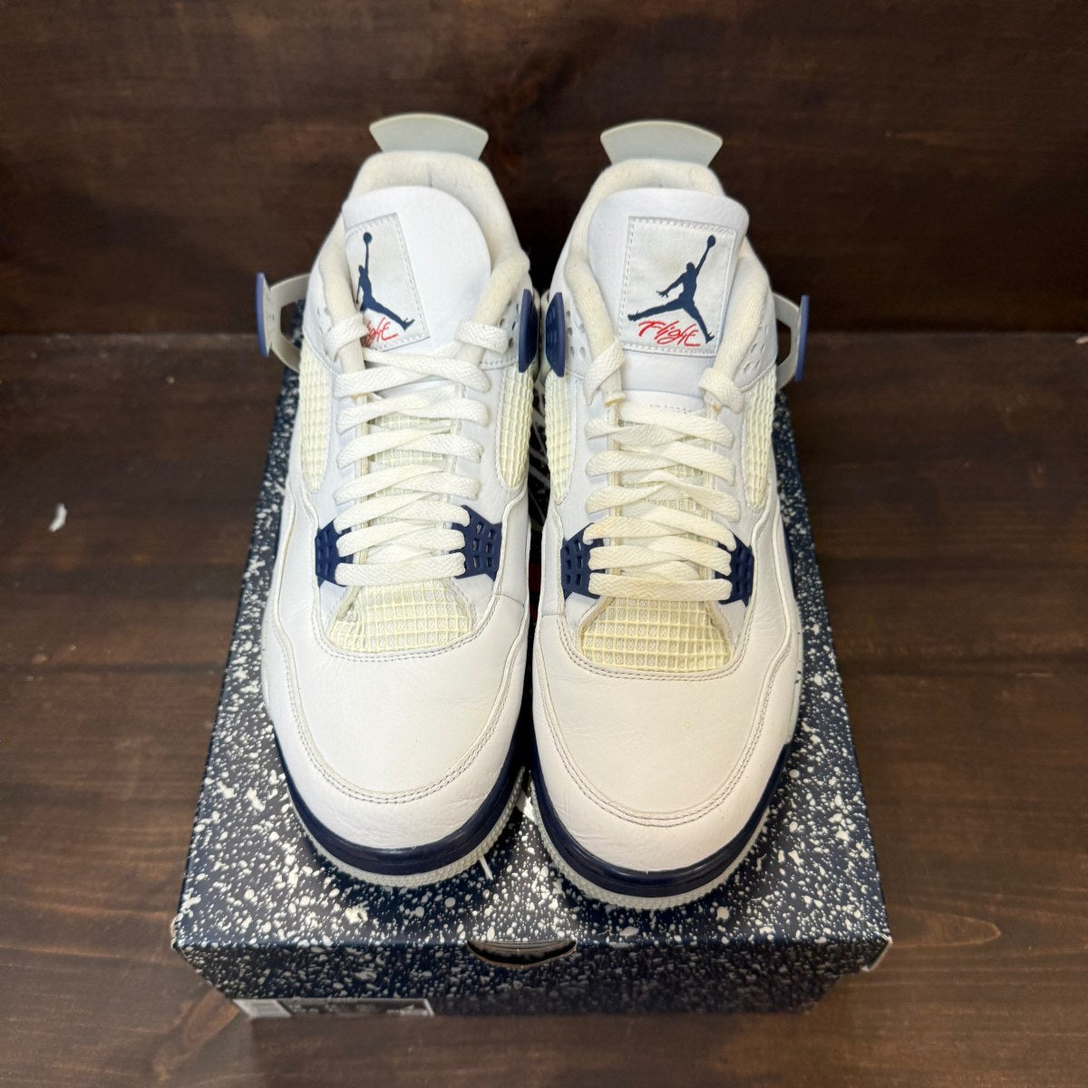 Jordan 4 Retro Midnight Navy - Image 3