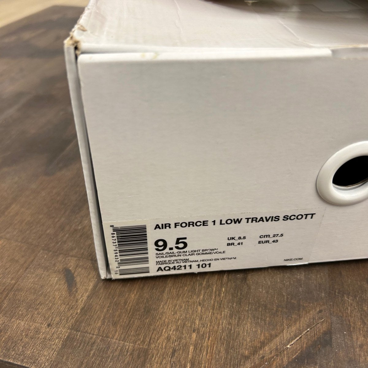 Nike Air Force 1 Low Travis Scott Sail - Image 6